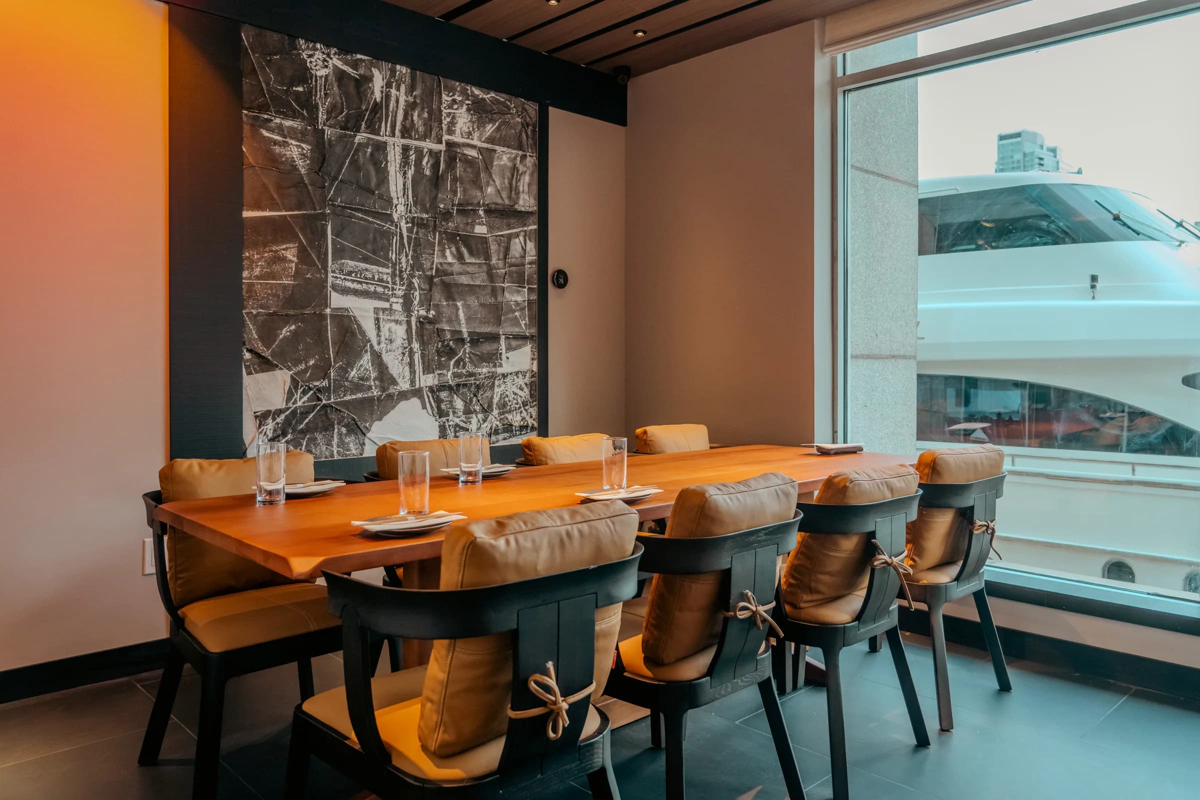 The private dining room